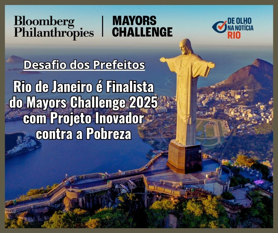 Prefeito Eduardo Paes e equipe apresentam projeto do Rio no Mayors Challenge para combater a pobreza extrema.