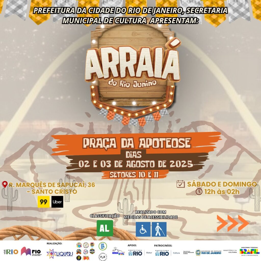 Praça da Apoteose  Arraiá do Rio Junino