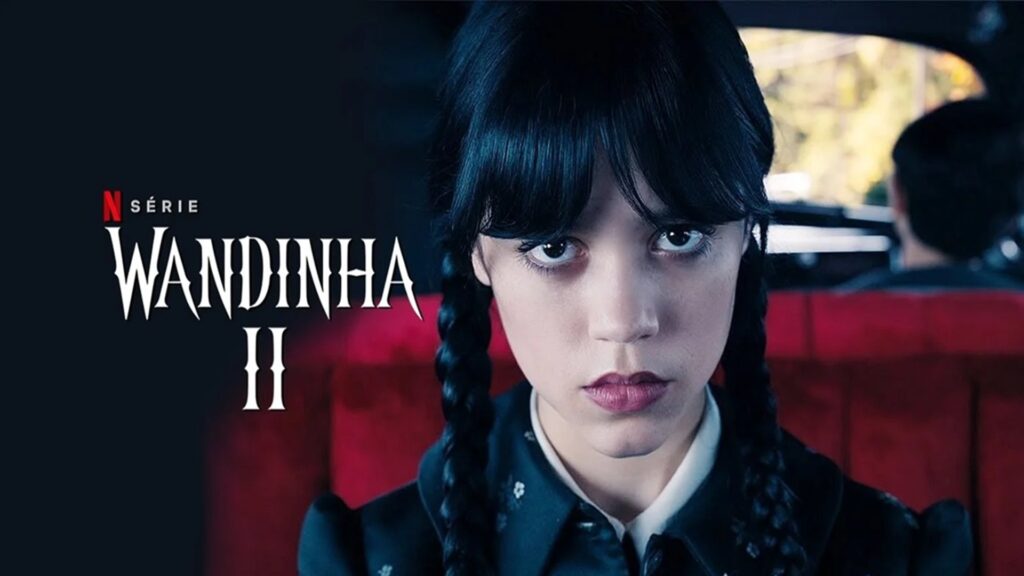 Destaques dos lançamentos da Netflix em agosto de 2025, com a série "Wandinha"