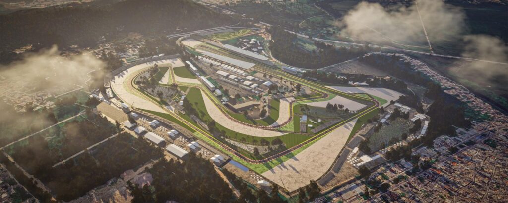 Projeto do novo Autódromo Parque de Guaratiba, no Rio de Janeiro