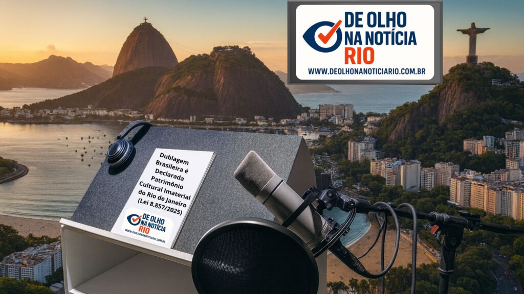 Dublagem Brasileira é Declarada Patrimônio Cultural Imaterial do Rio de Janeiro (Lei 8.857/2025)