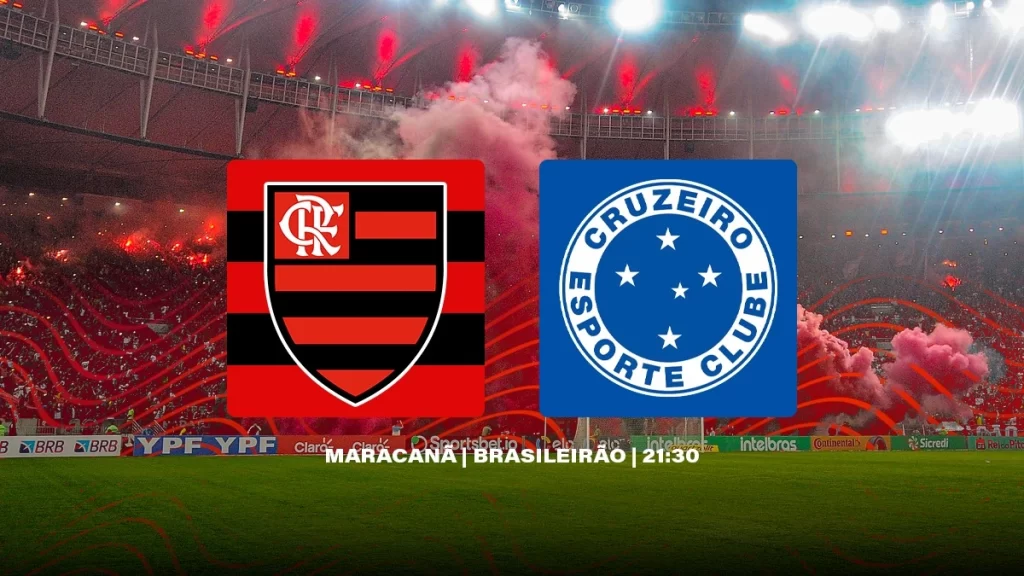 Flamengo e Cruzeiro no Maracanã pelo Brasileirão.