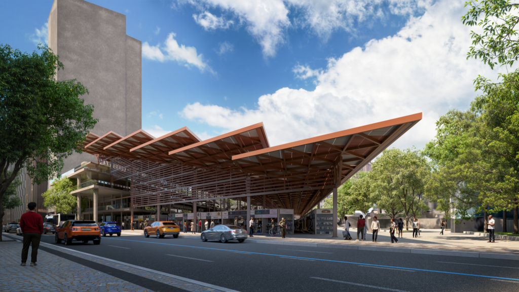 Maquete digital do projeto do Novo Mercado Popular da Uruguaiana no Centro do Rio de Janeiro.