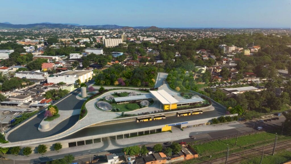 importante investimento acontece em Santa Cruz, onde está sendo construído o Terminal Bairro Imperial Santa Cruz