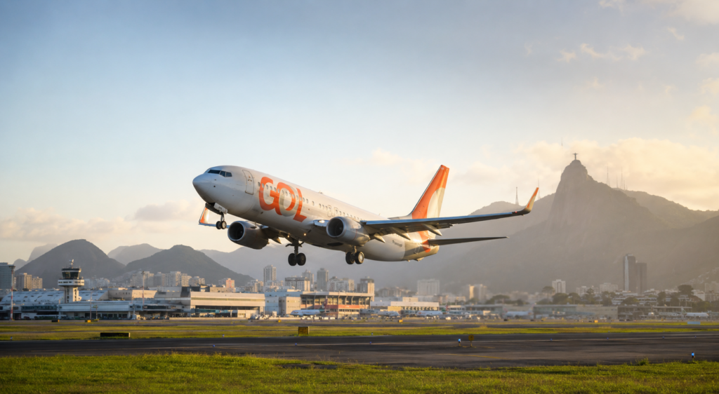 GOL inaugura voo direto entre Rio de Janeiro e Nova York no Aeroporto Internacional RIOgaleão.