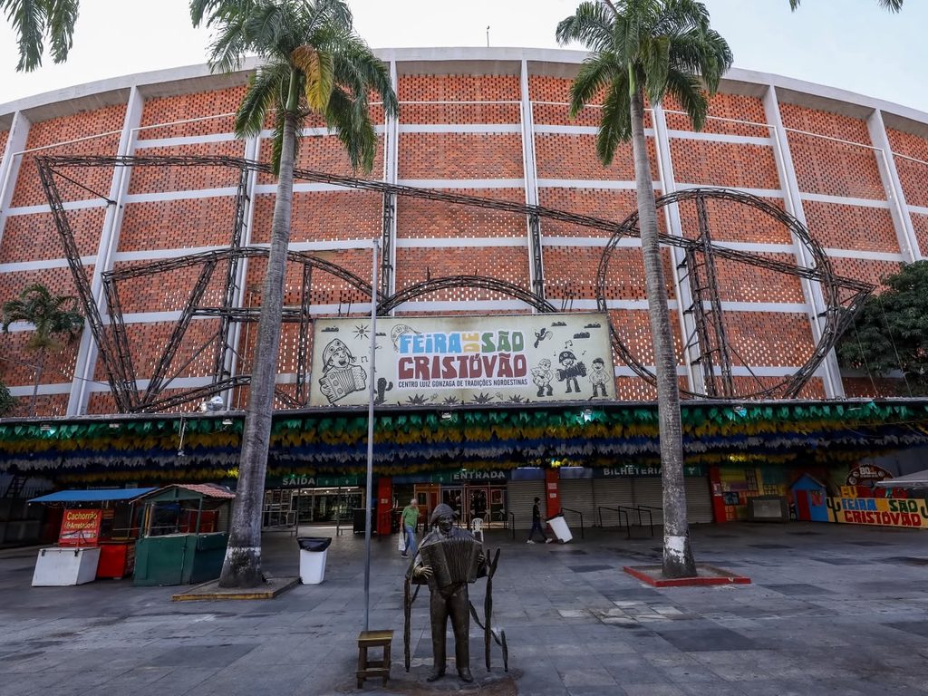  início das obras de revitalização da Feira de São Cristóvão no Rio de Janeiro.