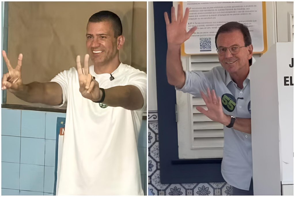 Douglas Ruas e Eduardo Paes disputam o segundo turno para o governo do Rio de Janeiro